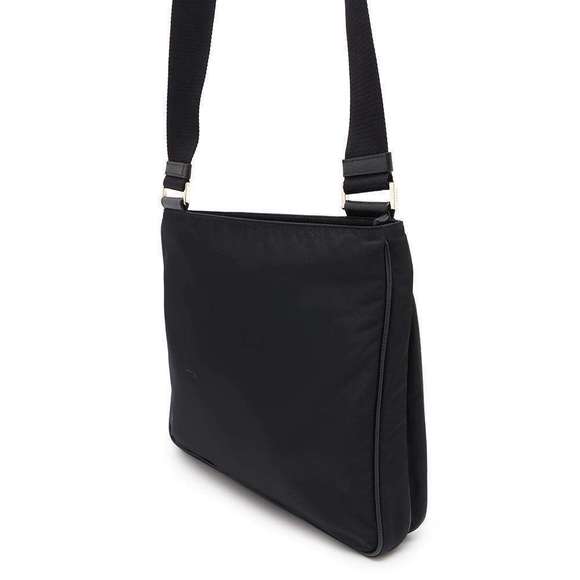 Prada Nylon Saffiano Shoulder Bag Black - Picture 2 of 14